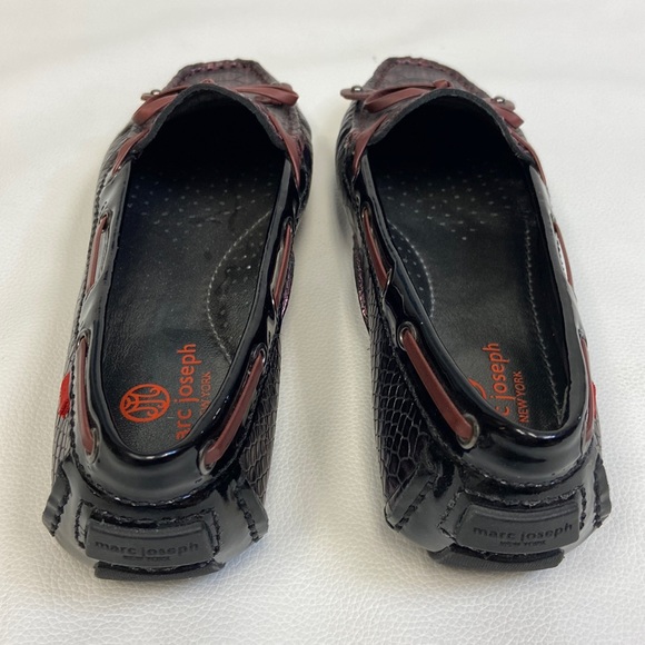 Mark Joseph New York, crocodile Loafer made in Brazil size 5 1/2 Merlot - Picture 7 of 10